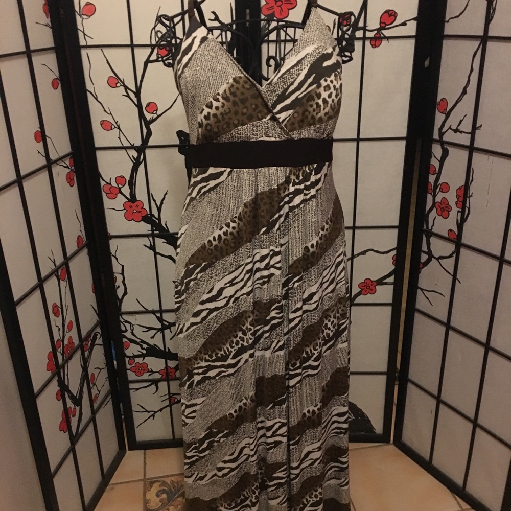 Women’s Sexy Cheetah Print Dress
